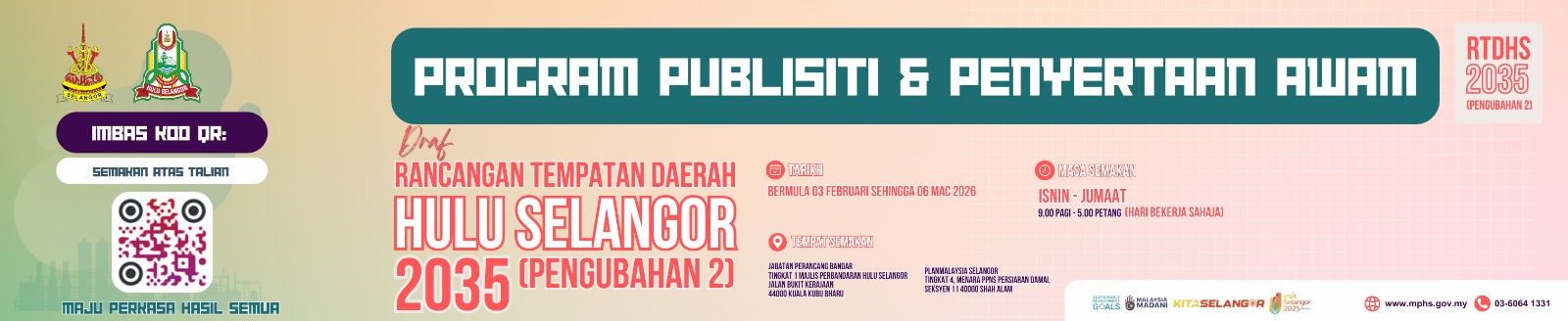 Banner Draf Rancangan Tempatan Daerah